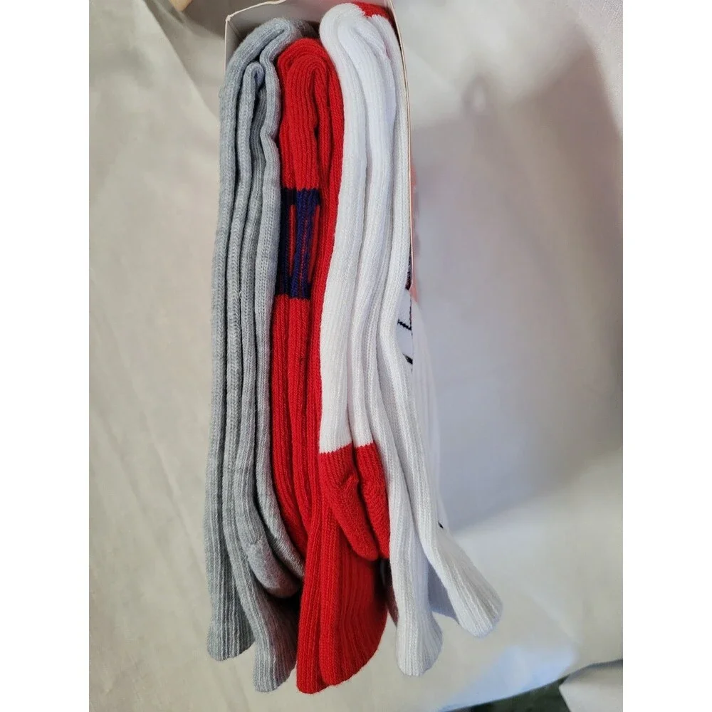 PUMA USA Proud Competition Crew Socks 6-Pair Pack Size 10-13 Cushioned